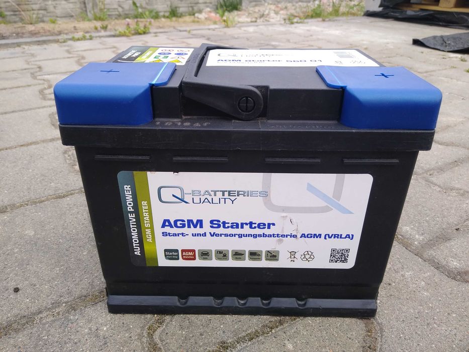 Akumulator AGM starter 60Ah 640 A