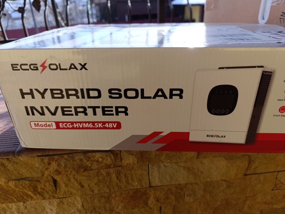 Гібридний інвертор Esgsolax 6.5kw 48v Wi-Fi