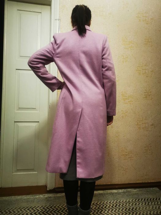 Пальто молодіжне рожеве