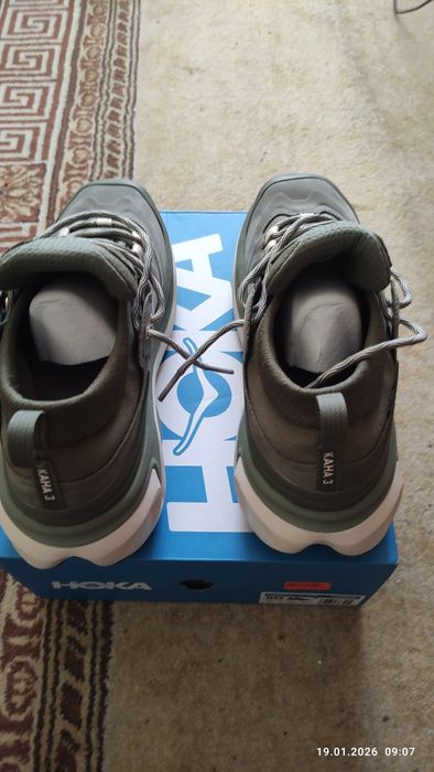 Чоловічі туристичні кросівки HOKA Kaha 3 Low GTX Хакі
