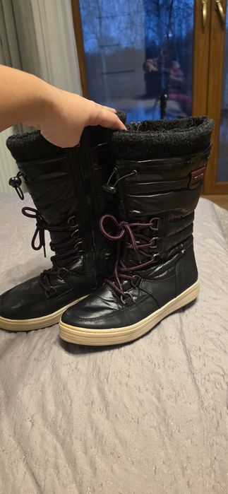 Śniegowce damskie Tom Tailor czerne