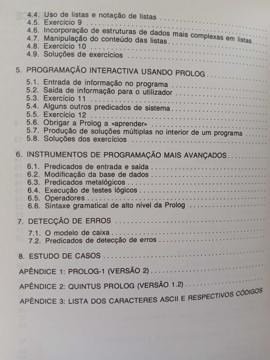 Programaçao e Aplicações em PROLOG