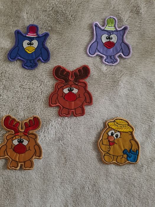 Продам красивенные качественные апликации нашивки смешарики