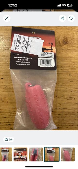 Sacaflechas AAE Gorilla Grip arco e flecha - Novo