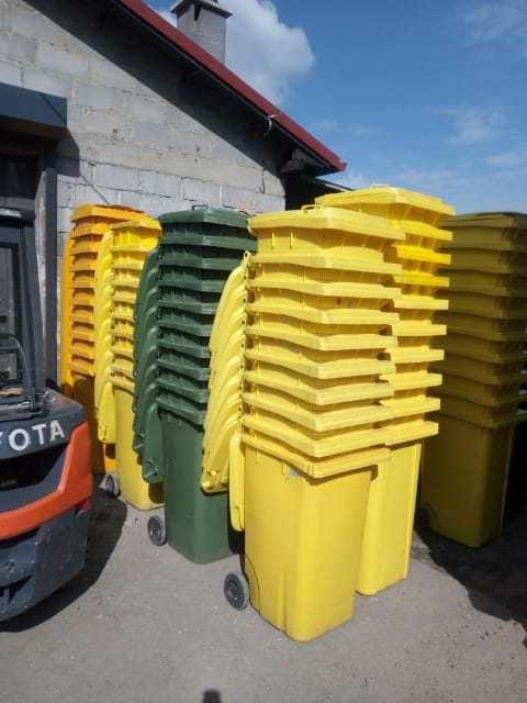 Pojemnik 240l czarny, niebieski, zielony, brązowy, żółty