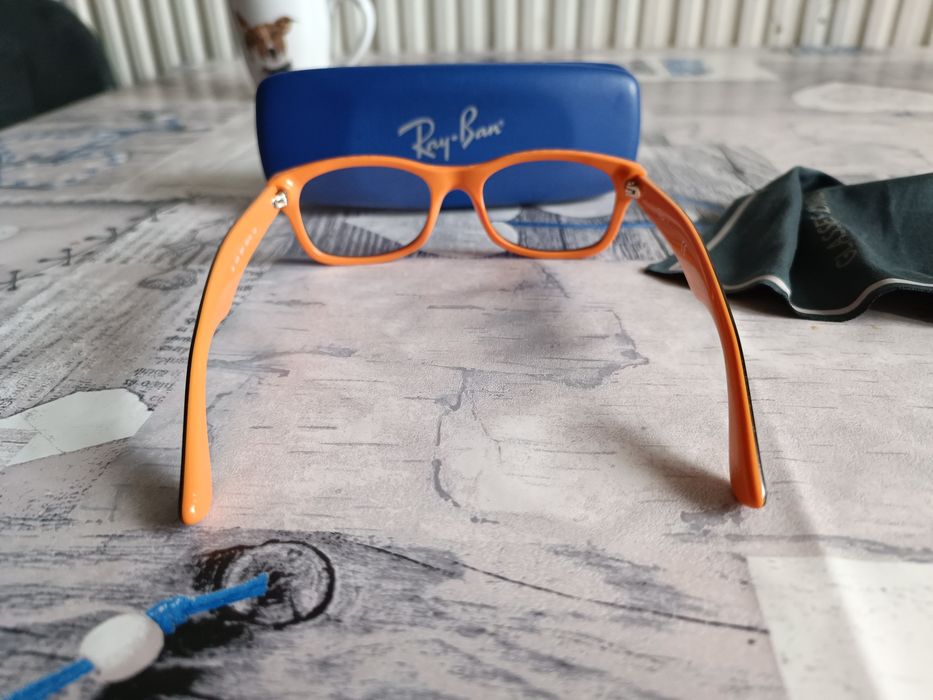 Jak nowe oprawki dziecięce Ray Ban Ray ban korekcyjne z etui junior