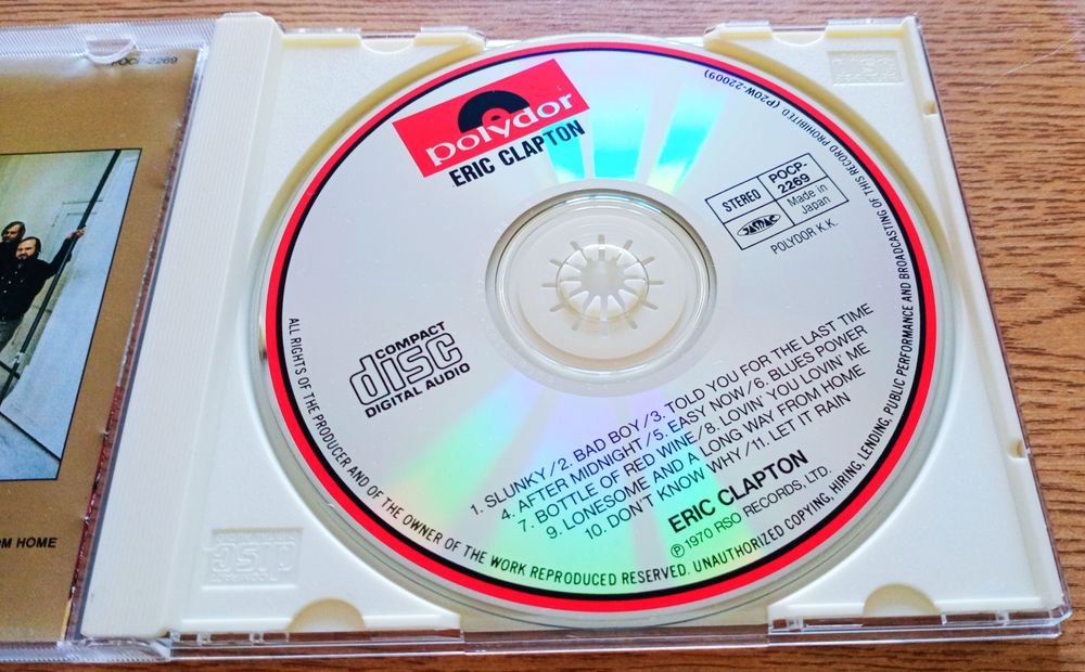 ERIC CLAPTON - First Album (Debiut)JAPAN PRESS + *OBI* (wydanie japońskie, kompletne) Klasyka Rock'a