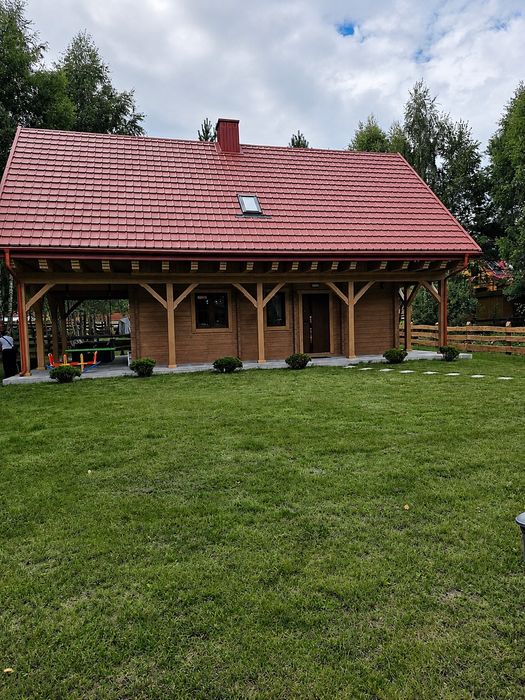 Nowy dom z bala na Mazurach dla 12 osób