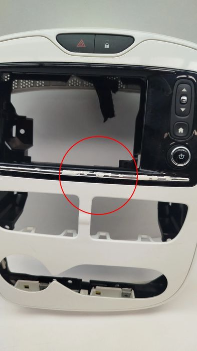 Moldura da consola central / rádio / aro RENAULT Zoe (BFM_)