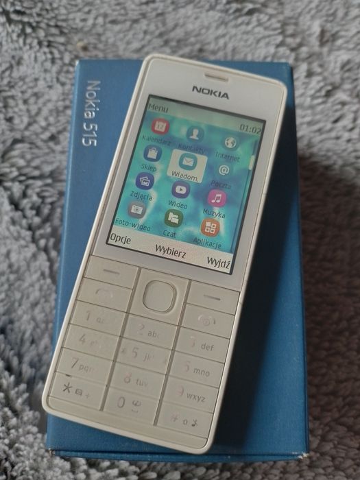 Nokia 515 idealna jak nowa komplet pudełko akcesoria