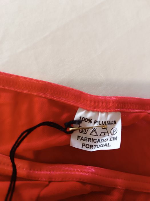 Boxer Vermelho Transparente. Homem. Tamanho S - M
