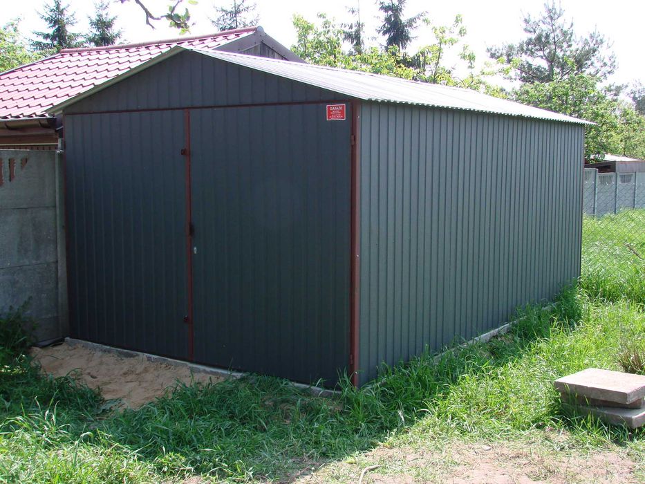 Garaż ocynk grafit brąz orzech złoty dąb garaże kolor