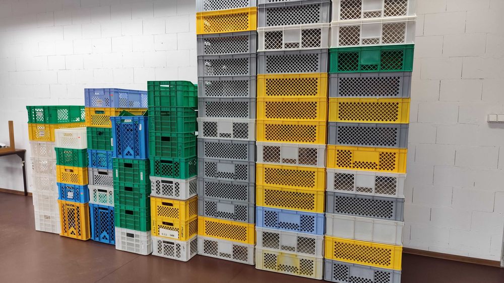 Pojemniki Magazynowe / Transportowe EURO, Kosze Plastikowe Ażurowe