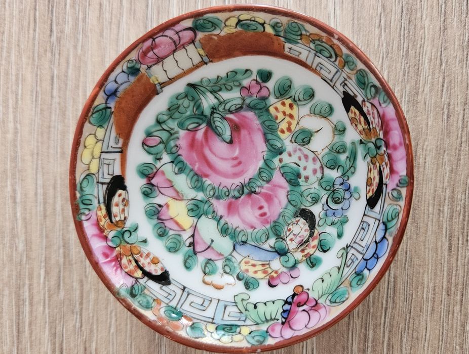 Conjunto de 3 pratosde porcelana chinesa