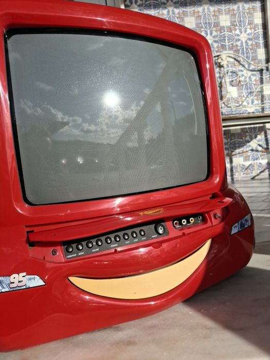 TV Disney Pixar Cars – Relâmpago McQueen – Rara/Vintage – CRT + DVD