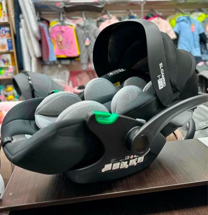 Автокрісло-бебікокон EL CAMINO i-FIX від 0 до 13 кг.