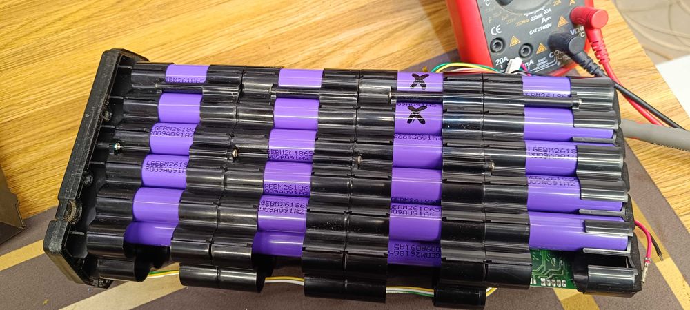 Батарея - з електровелосипеда  -36 v-13Ah (LG 18650-50 шт)