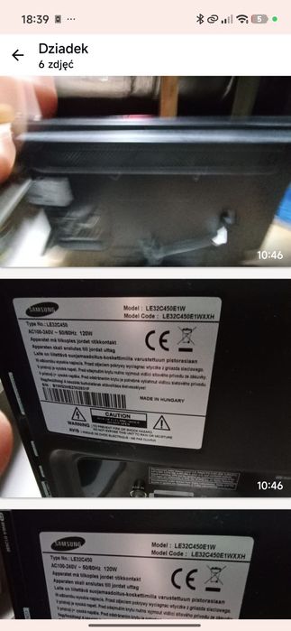 Tv Samsung+ dekoder dvbt2 Kruger matz