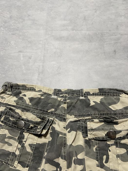 camo shorts камо шорти Y2k sk8 ск8 opium archive rap реп short камуфляж