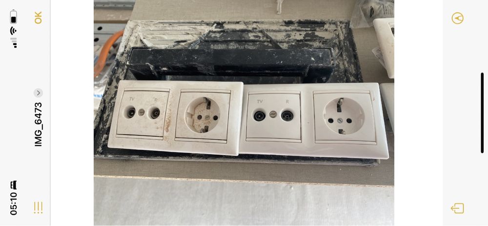 Tomadas legrand usadas