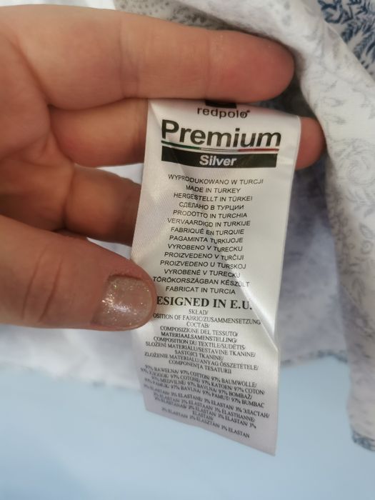 Koszula z krótkim rękawem M L