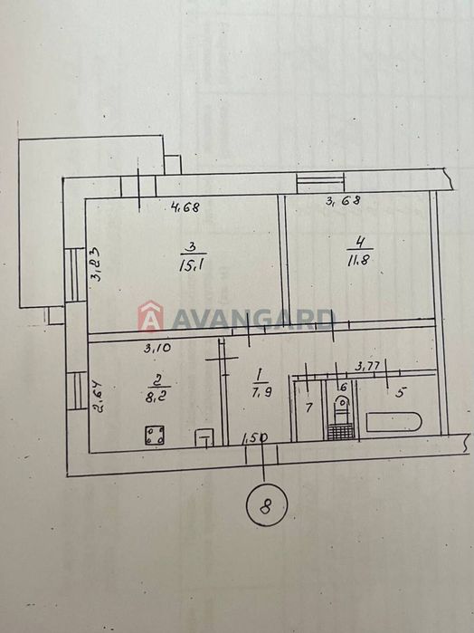 Продам 2-кімнатну квартиру 10 мікрорайоні