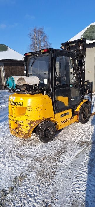 HYUNDAI 35  kabina OGRZEWANA przesuw wózek widłowy widlak toyota linde