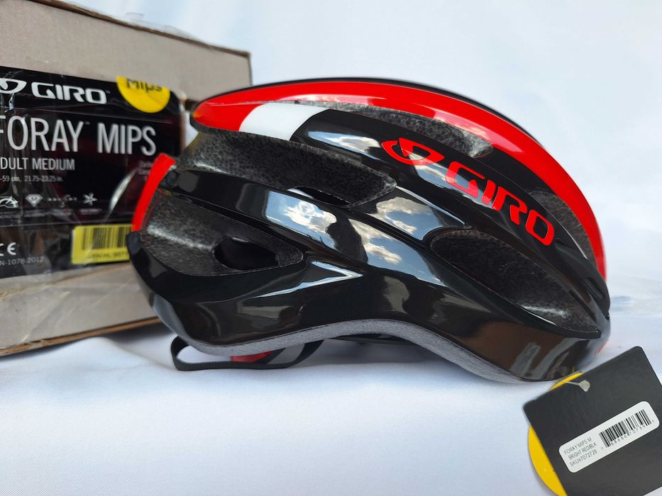 Kask rowerowy Giro Foray Mips Bright Red Black M 55-59cm