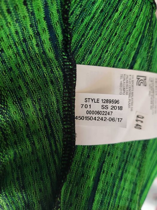 Мужская футболка Under Armour Threadborne Seamless Green Оригинал