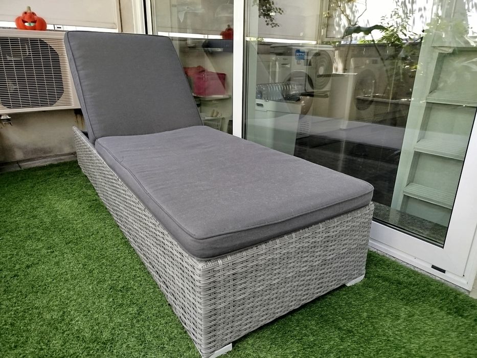 Esperguiçadeira rattan