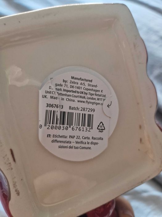 Caneca de cerâmica natalícia ,modelo já esgotado da loja