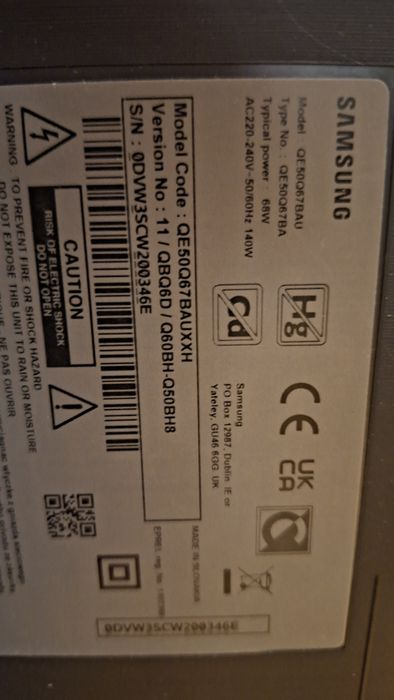 Telewizor Samsung QLED 50"Smart4K UHD