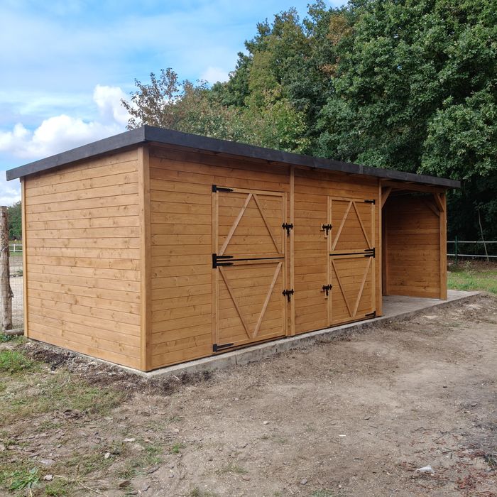 Domek na Alpaki ogrodowy narzędziowy stajnia transport montaż.