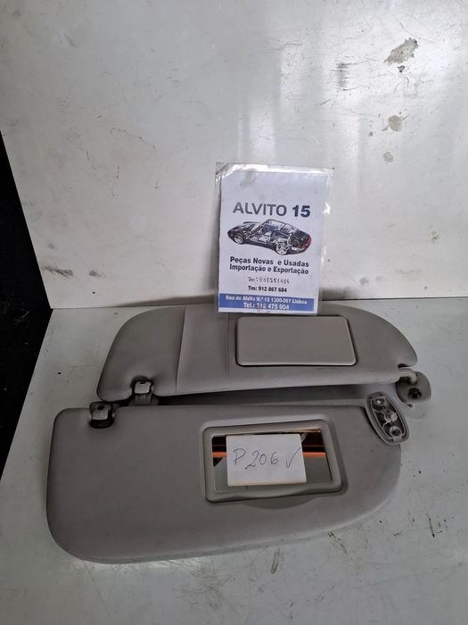 Palas de sol Peugeot 206