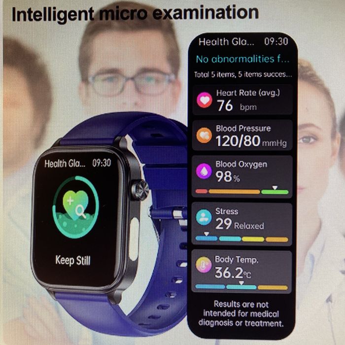 Smart Watch ET- 482.  Aplicações p/controlo de saúde. Excelente!
