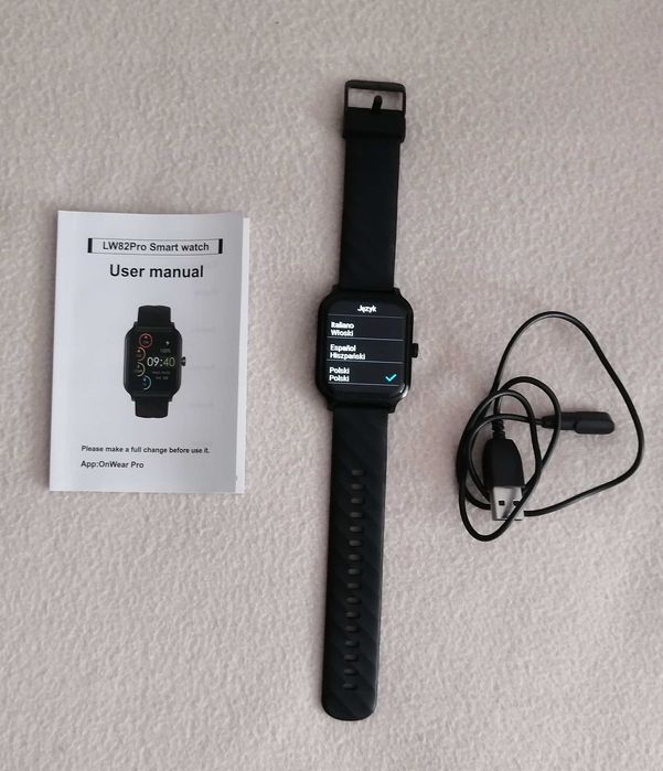 Smartwatch LW82 Pro IP68 GPS Monitor tętna