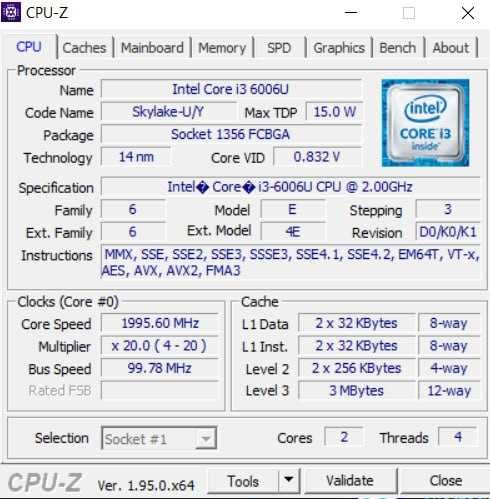 Ноутбук Lenovo/i3-6006u/8GB DDR4/intel hd graphics 520/1Tb жост.  диск