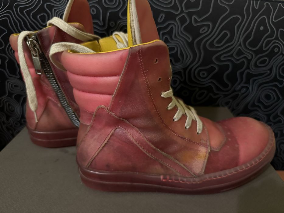 rick owens geobasket very rare