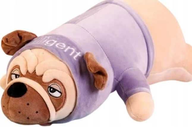 Mops pluszowy do przytulania 70cm