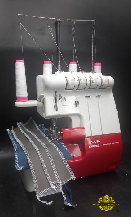 Japoński Overlock TOYOTA 2, 3, 4- nitkowy Gwarancja 12 msc