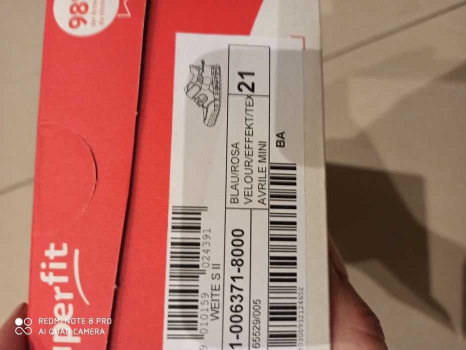 NOWE buty SUPERFIT r. 21 j emel geox mrugała