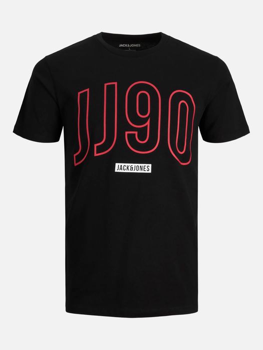 Чоловіча чорна футболка JJ90 р.L  від Jack&Jones 100% cotton