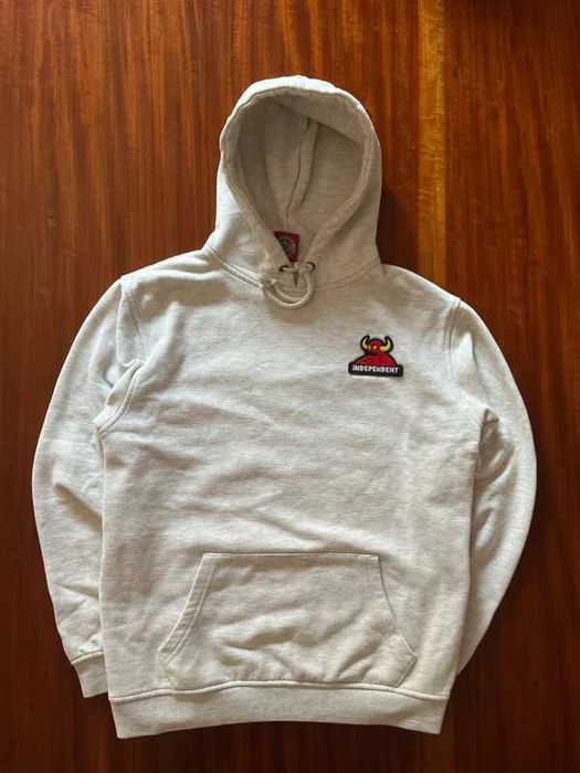 Independent x Toy Machine grey hoodie
