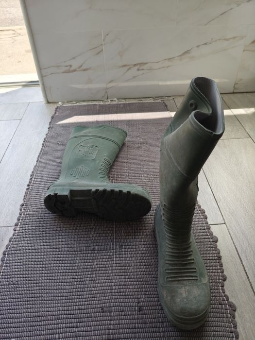 Botas de borracha para inverno com biqueira de aço