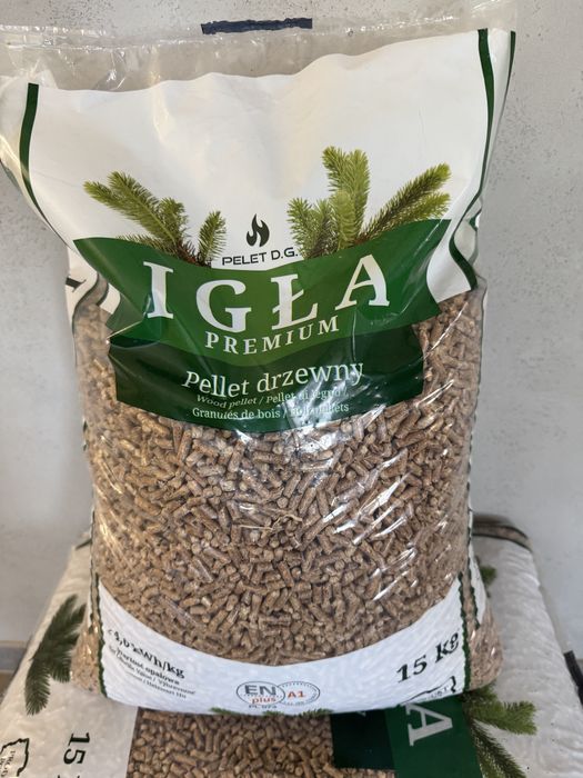 Pellet sosnowy iglasty A1 Igla certyfikat tranport