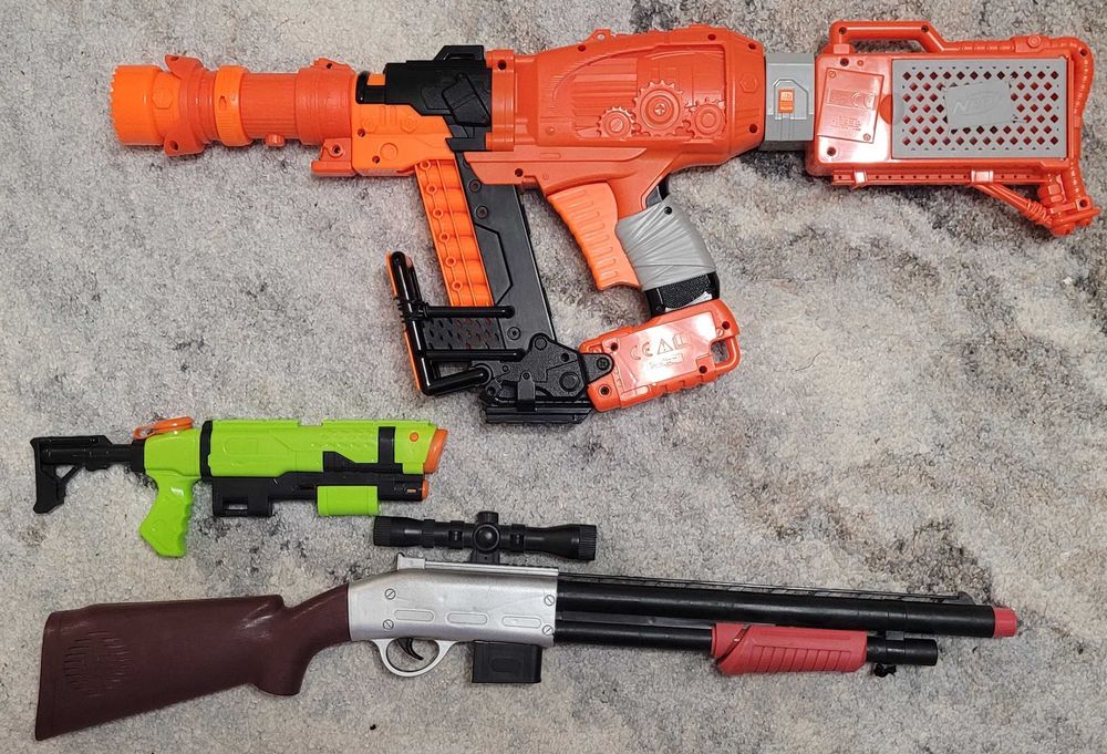 Karabin Nerf - wielostrzałowiec