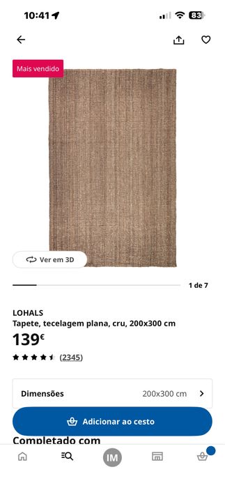Tapete do Ikea, LOHALS