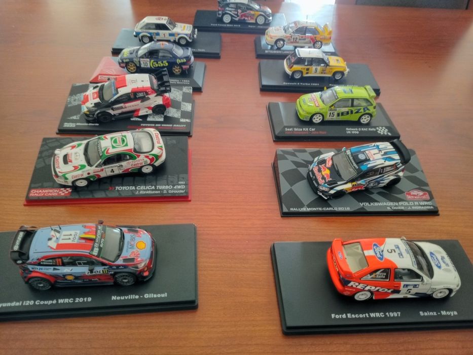 Carros rally miniatura  1:43