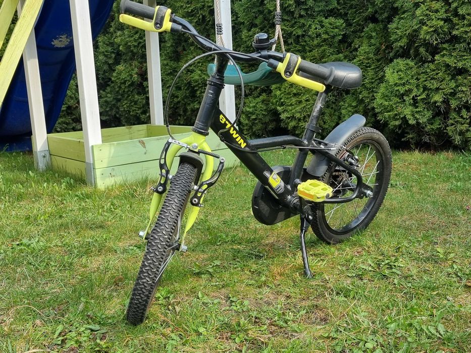 Rower dla chłopca btwin dark hero  16 cali
