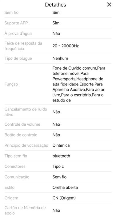 Fones inteligentes
Novo na caixa